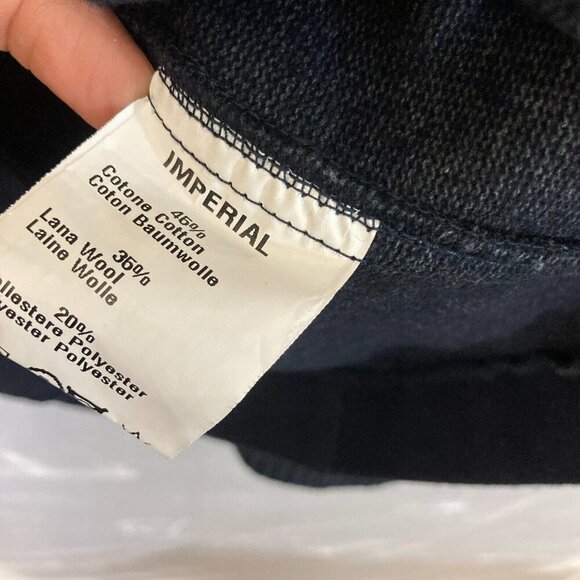 Imperial Italy Mens Knit Unconstructed Blazer Jacket XL Streetwear Preppy Blue - Picture 6 of 15